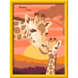 Ravensburger 12023130 CreArt, Malen nach Zahlen Giraffe...