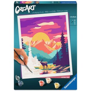 Ravensburger 12023148 CreArt, Malen nach Zahlen National...