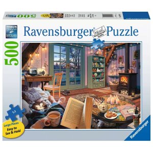 Ravensburger 14967 Cozy Reading Corner - 500 Large Pieces