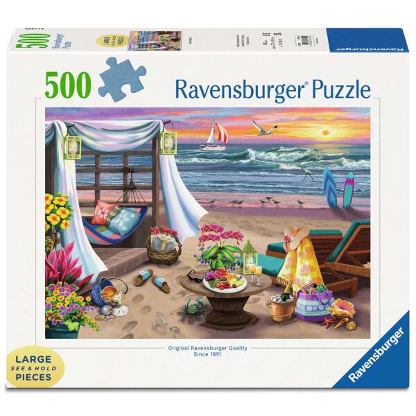 Ravensburger 16792 Die Oase am Strand - Teile 500 Large Pieces