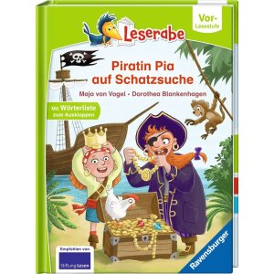 Ravensburger 46430 Leserabe Piratin Pia auf Schatzsuche