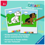 Ravensburger 48840 My first CreArt Malen nach Zahlen ab 3 - Tiere