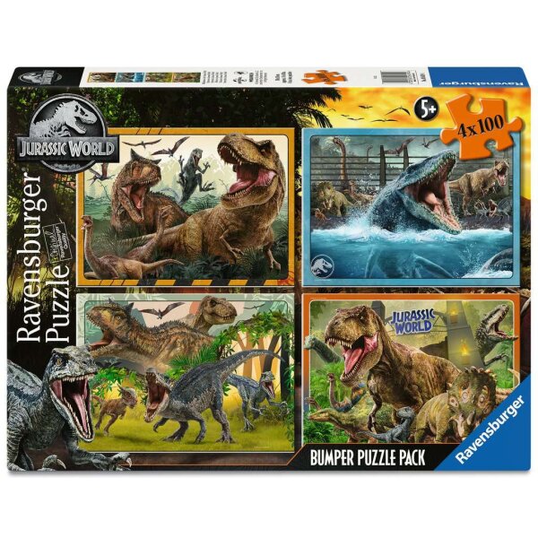 Ravensburger 05619 Willkommen in der Jurassic World - Teile 4x100