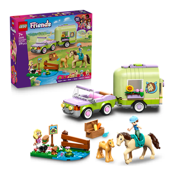 LEGO® 42695 Horse & Baby Foal Trailer