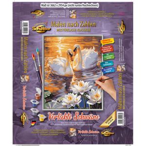 Schipper 609240923 Verliebte Schwäne Malen nach Zahlen