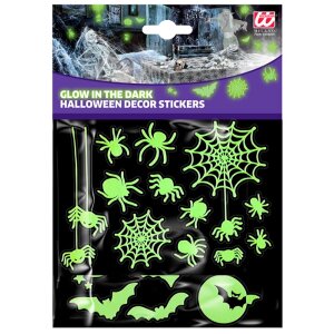 Widmann 86850 LEUCHTENDE GLOW IN THE DARK HALLOWEEN DEKO...