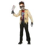 Widmann 98259 ZOMBIE SKELETT (Oberteil, Hose, Maske)