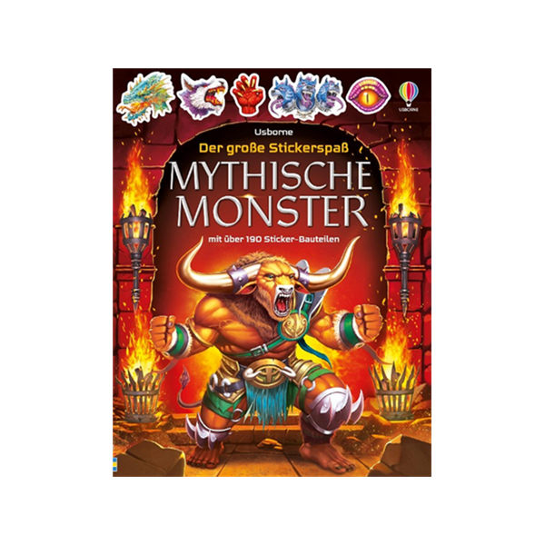 Usborne Verlag 2860723 Der große Stickerspaß: Mythische Monster
