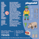 PLAYMOBIL 72025 DuoPack Ranger with Rhino