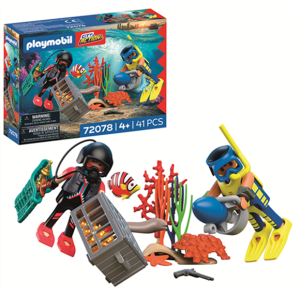 PLAYMOBIL 72078 City Action - Polizeitaucher mit Schatz