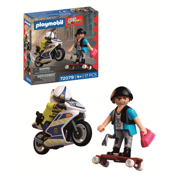 PLAYMOBIL 72079 Motorcycle Chase