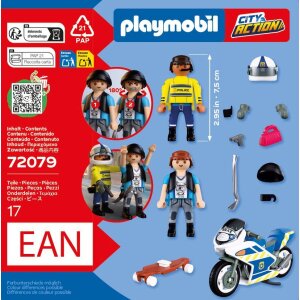 PLAYMOBIL 72079 Motorcycle Chase