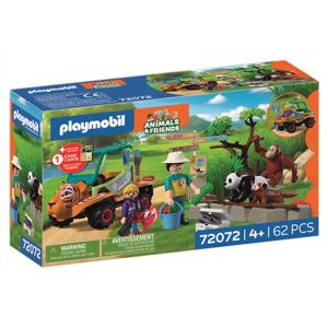 PLAYMOBIL 72072 Animals & Friends Zoo: Tierpflegermobil