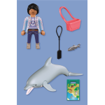 PLAYMOBIL 72091 Animals & Friends Zoo: Delfin und Besucherin