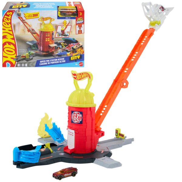 MATTEL JHL95 Hot Wheels City Super Fire Station