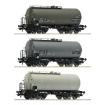 ROCO 76015 - 3-tlg. Set: Kesselwagen, DRG