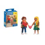 PLAYMOBIL Liebespaar – Mann überreicht Frau einen Blumenstrauß
