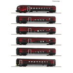 Roco Railjet 8両セット ÖBB DCC ROCO 6200178 6 pcs. Set 1: Railjet of the new generation - ÖBB