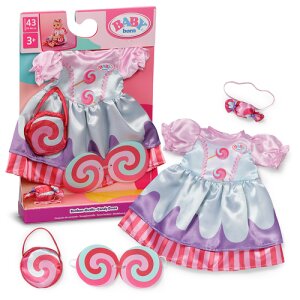 Zapf 839706 BABY born Bonbon-Outfit 43cm