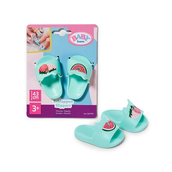 Zapf 840795 BABY born Schlappen 3 sort. 43cm