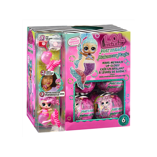 MGA 596301 L.O.L. Surprise Mermaids! Makeover Magic Tots sortiert