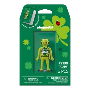 PLAYMOBIL 72188 Grußkarte Viel Glück mit...