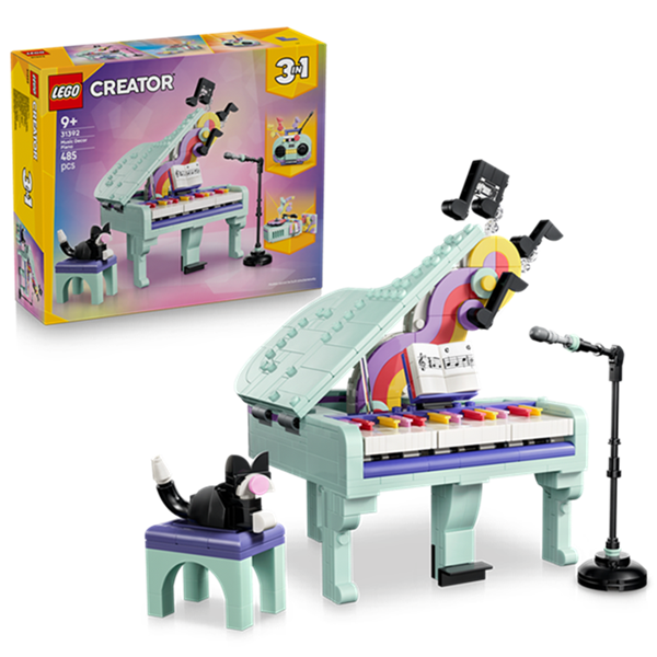LEGO® 31392 Creator - Decorative Piano with Cat