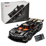 LEGO 42232 Technic Koenigsegg Sadair’s Spear Hypercar als detailreiches Erwachsenen Bauset mit 4104 Teilen, V8 Kolbenmotor, Triplex Federung und 9 Gang Getriebe.