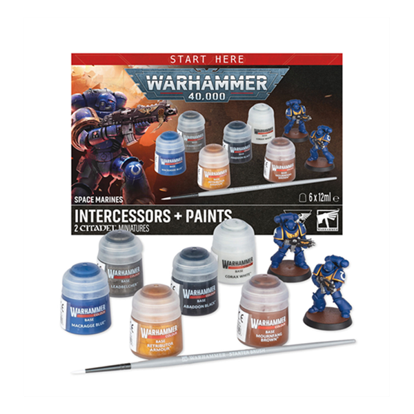 Space Marines and Paints Set for Warhammer 40000