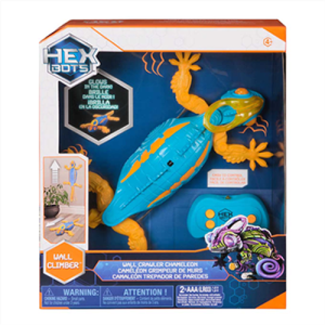 HEX BOTS 6076560 Wall Crawler Chameleon RC with remote...