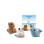 Tonies 11003831 My First Tonies Ozean Set mit drei weichen Silikon Hörfiguren für Delfin Möwe und Robbe, 36 Minuten Hörinhalte ab 1 Jahr