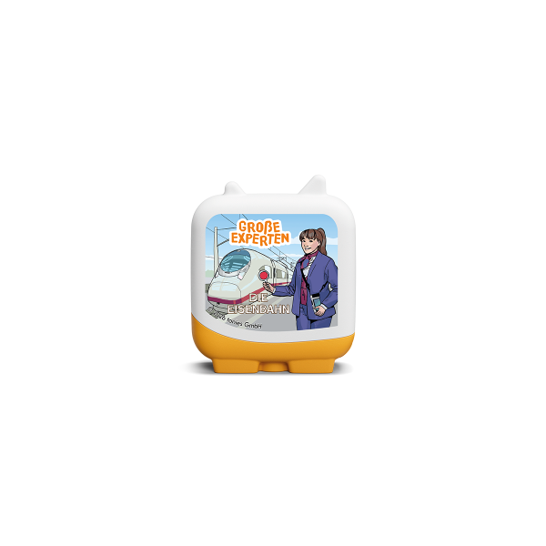 Tonies 11005201 Große Experten Züge und Eisenbahnen audio figure featuring an exciting story about ICE 4 trains steam locomotives and railway history for children aged 5 and up