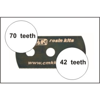 CMK H1000 Sägeblatt, feine und grobe Zähne
